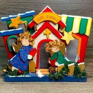 NWOT wooden Chapel of Angels made in USA